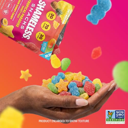 Image of Shameless Snacks Tropical Paradise Mixed Bag - Sour Gummy Candy