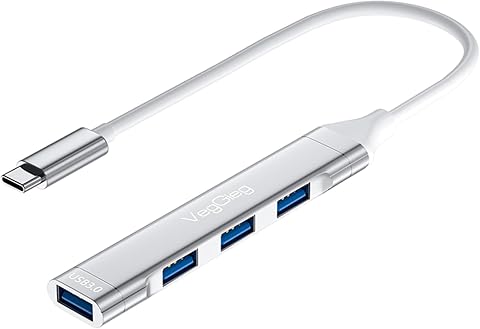 VegGieg Type-C to USB 3.0 4 Port 3*USB 2.0 ve 1*USB 3.0 Çoklayıcı Hub