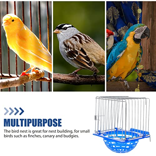 Image of Angoily 2-Pack Pigeon Nest Bowl Bird Nesting Bowl for Cage Sturdy Breeding Hatching Nest 6.29X4.72X8.66In for Small to Medium Birds Finches Canaries Parrots