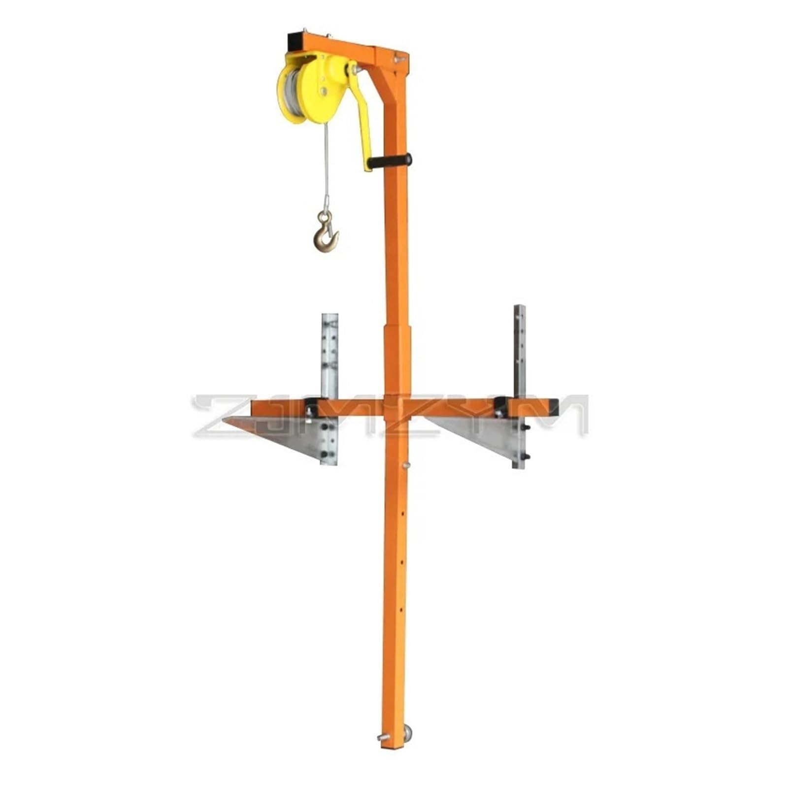 Grúa Plegable Autoblocante, Cabrestante Manual, Instalación De Herramientas, Elevación Aire Acondicionado Acero Inoxidable Herramienta Elevadora Eléctrica(10M rope)