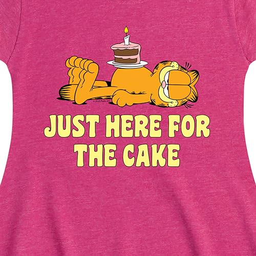 HYBRID APPAREL - Garfield - Just Here for Cake - Toddler & Youth Girls Fit & Flare Dress2
