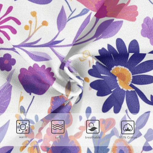 KLL Mexican Otomi Style Toddler Boys' Pure Cotton Nighttime Underwear Breathable Children Undies3