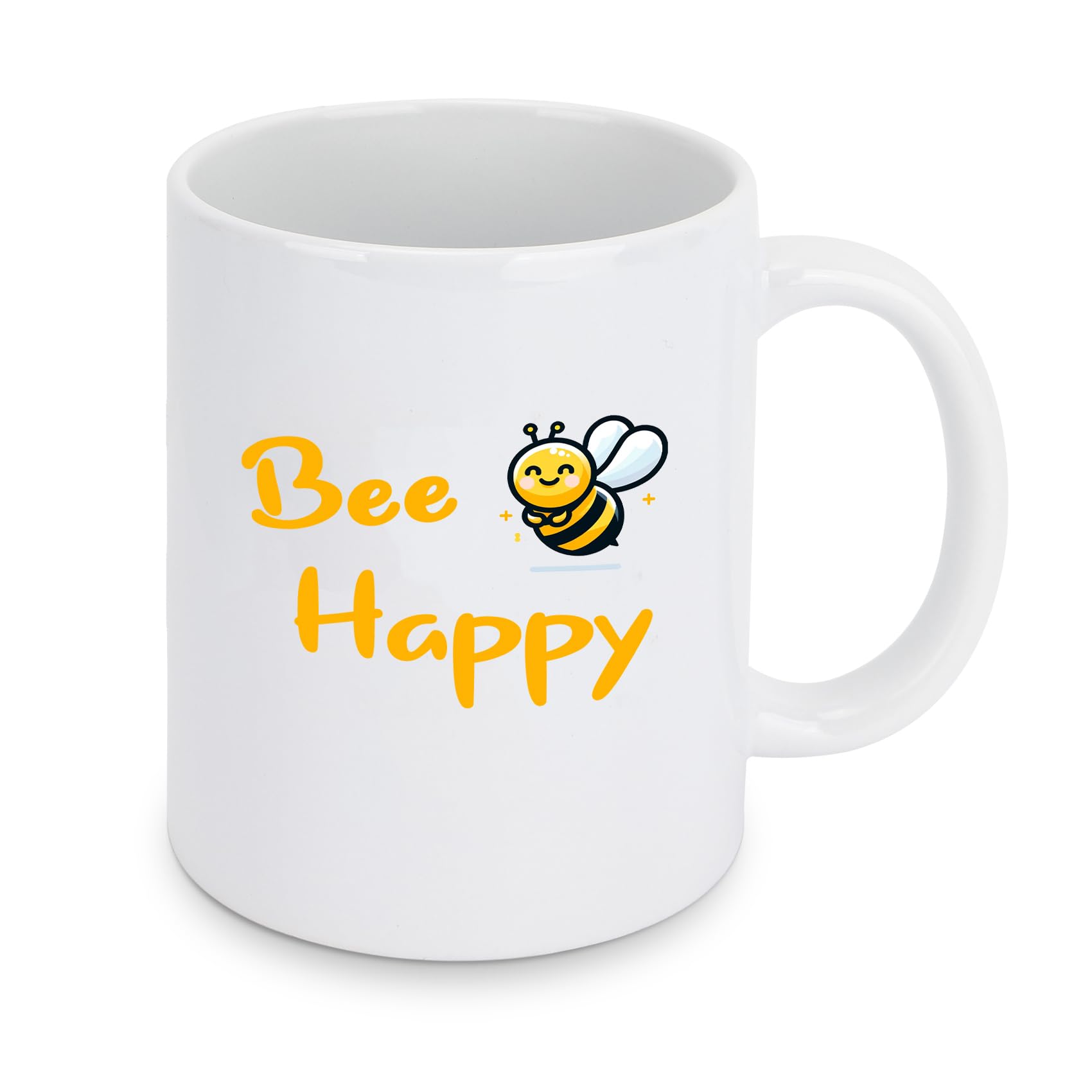 Bee Gifts for Women Men Ceramic Mug Bee Happy Gifts for Mum Sister Friends Daughter Girlfriend Aunt Bees Themed Gift for Christmas Birthday Secret Santa Xmas Valentines Easter Graduation Retirement