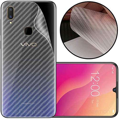 Image of Compatible with Vivo V11 Back Screen Protective Film Carbon Fiber Skin Transparent Screen Guard Sticker