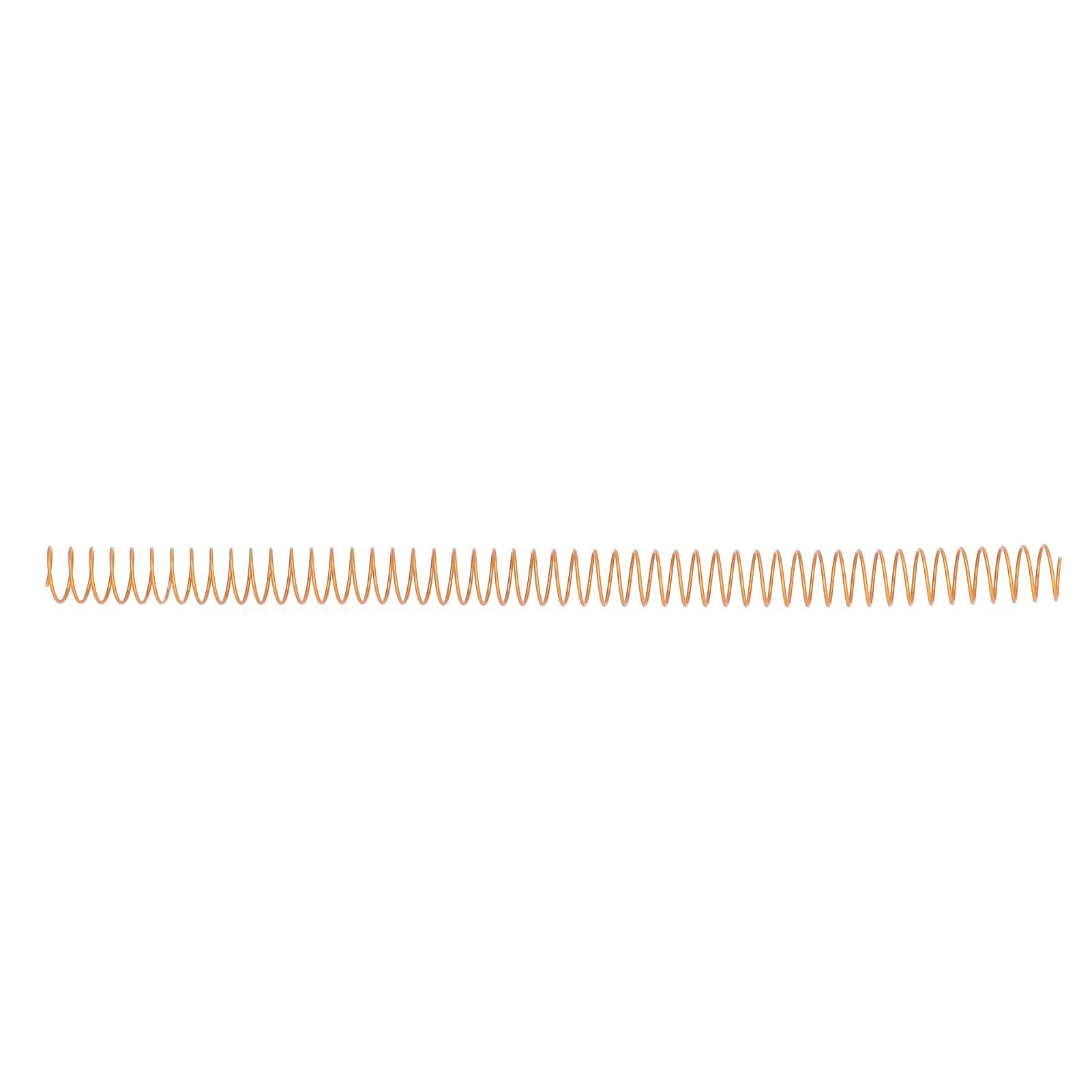 Spiralbindungsspulen, 16 mm Durchmesser, 48 Schlaufen |Fasst 140 Blatt Standardpapier |Spulen mit 4:1 Teilung für Bindemaschinen/Bürodokumente/Präsentationen |100er-Set (Gold)