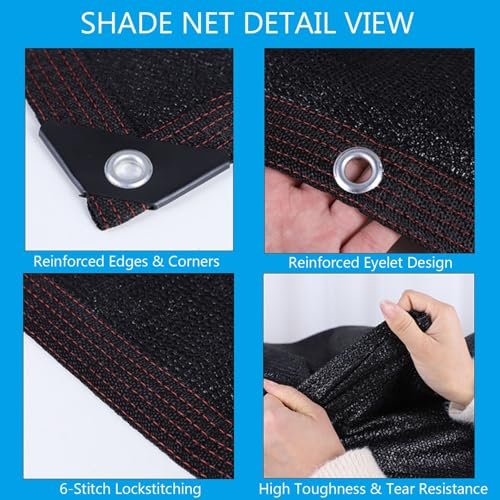 Filet d'ombrage anti-UV en HDPE : la solution contre le soleil brûlant sur la terrasse - 4