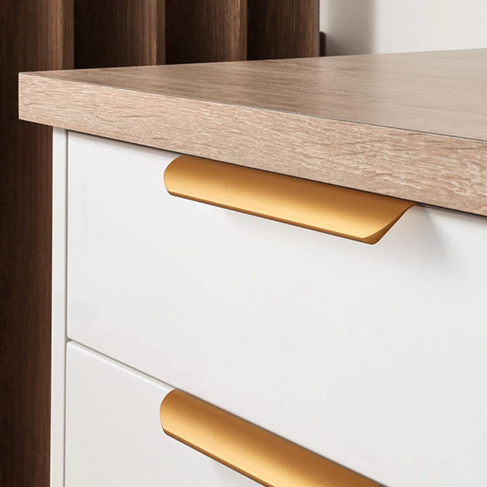 2 Stück Schrankgriffe Versteckte,Schubladenknöpfe Profilgriff Aluminium,Küchengriffe Profilgriff Aluminium,Gebürsteter Türgriff Möbelgriffe für Kleiderschrank Küche Schlafzimmer (800mm)