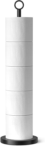 Soporte para papel higiénico (con función de reserva), soporte de almacenamiento de rollos de repuesto independiente, acero inoxidable