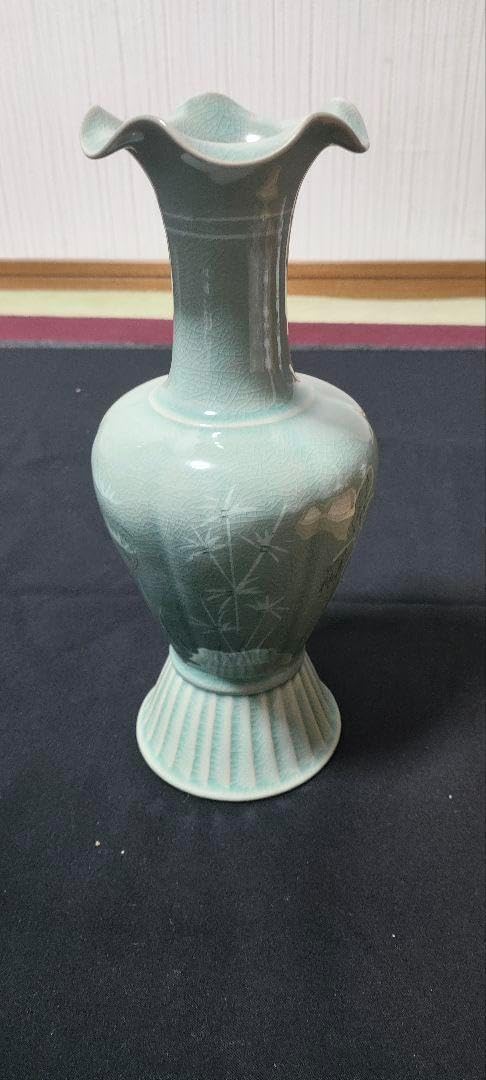 備前焼 小西陶古作 窯変大型角花器 面取飾り花瓶 共箱 備前焼 小西陶古