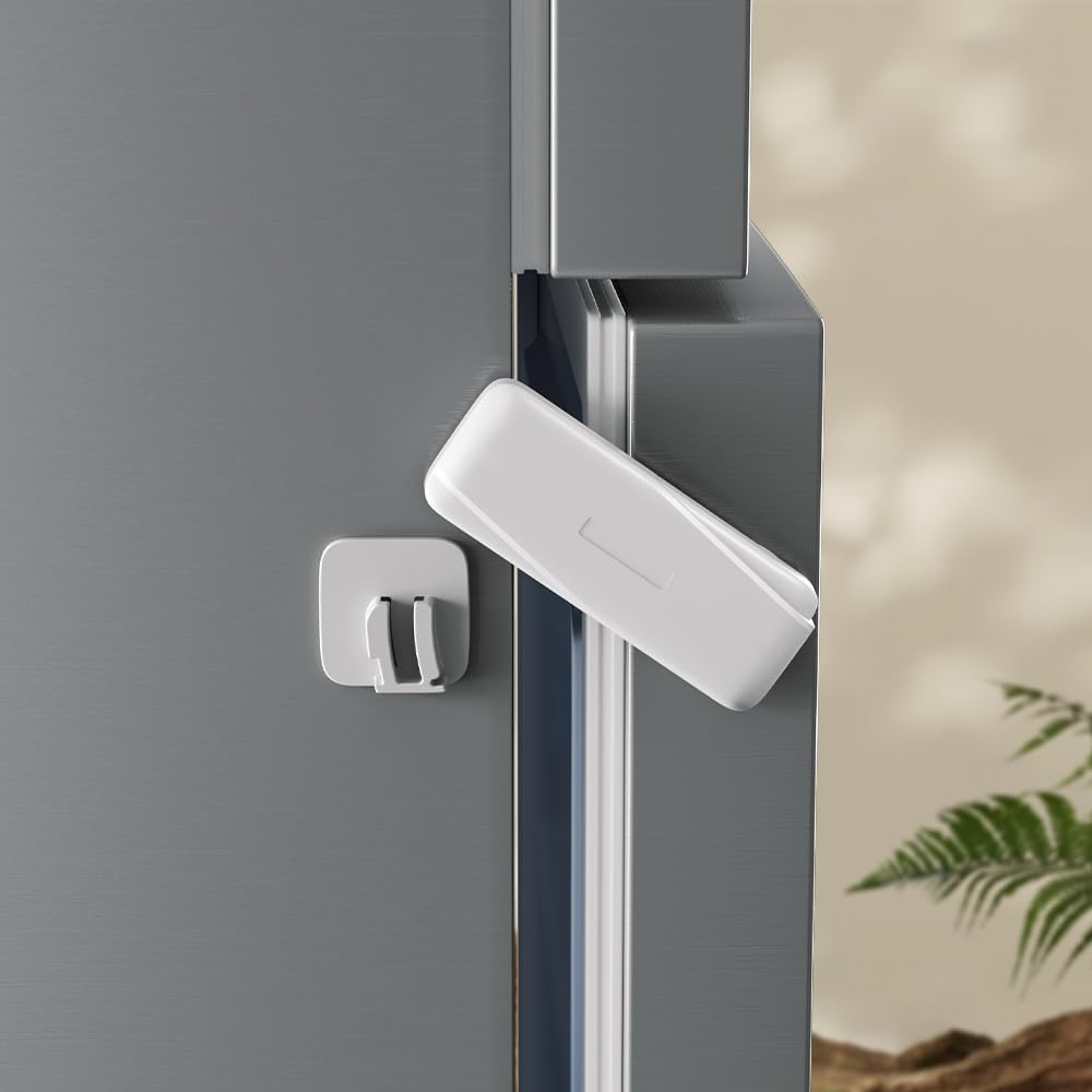 SAFELON 6 PCS Baby Safety Fridge Locks, Childproof Cabinet Locks