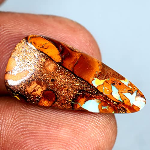 Opale rocheuse naturelle Koroit d'Australie multicolore de 8.54 ct pour création de bijou unique