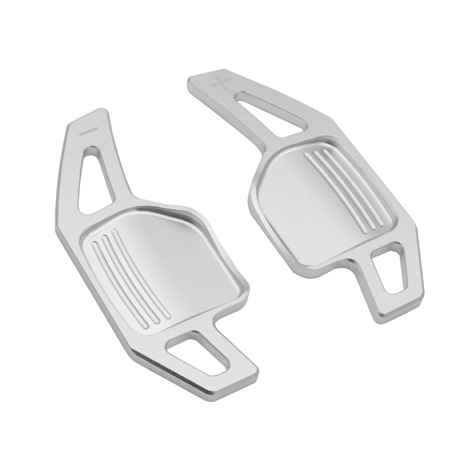 Xxiucj Silver Car Paddle Shifter Extensions For A4 For B8 For A3 For 8P For S3 For A5 For A6 For S6 For C6 For Q5 For A8 For R8 For Tt For Tts For Mk2 Car Steering Wheel Paddles(Silver)