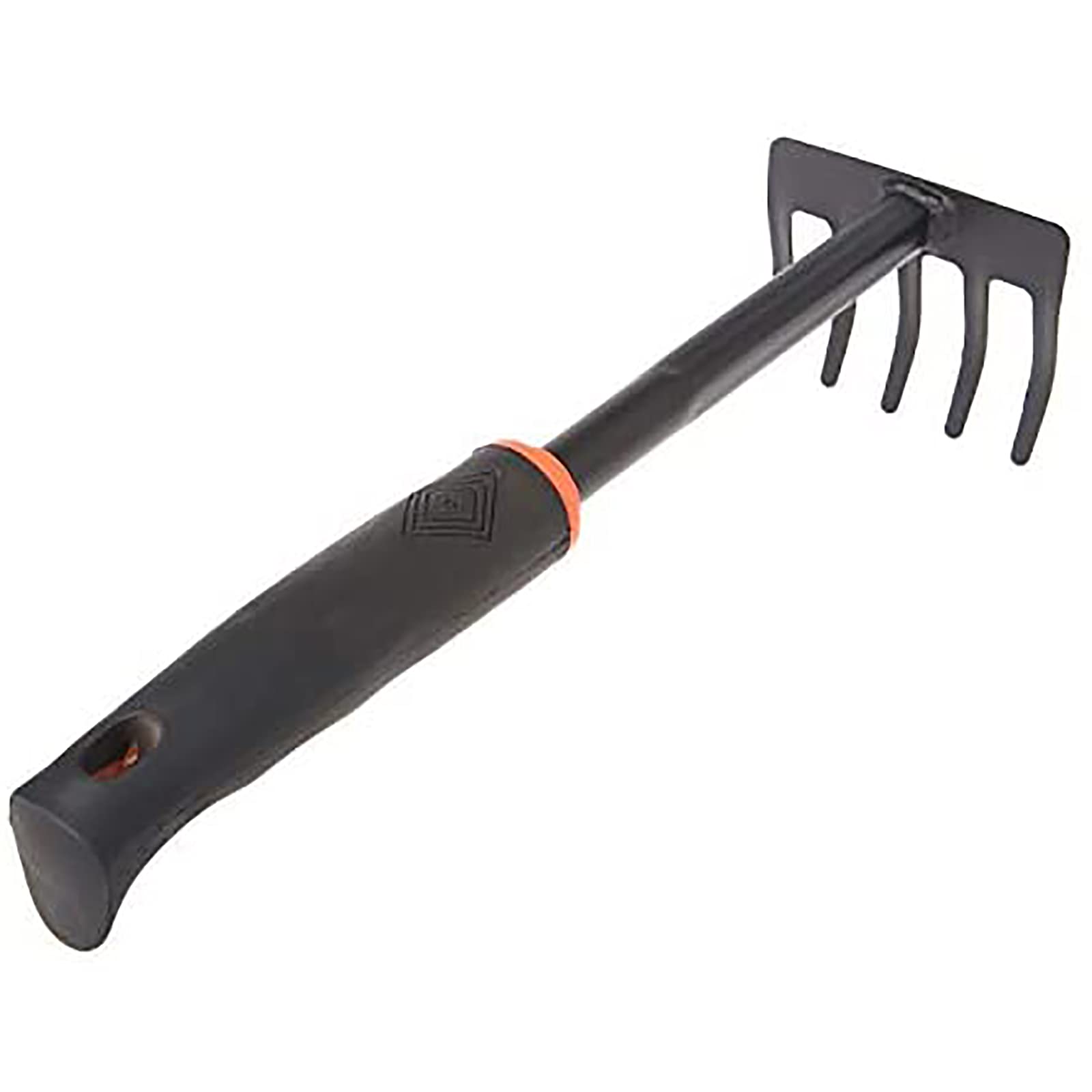 Rastrello da Prato, Mini rastrello in Acciaio Portatile per scavo, rastrello per vivaio Pulito Foglie Cadute Erbacce di Legno Morto, per Strumento di trapianto del Giardino domesti