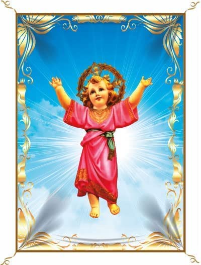 Porras Estampación & Banderas | Balconera Navidad niño Jesús | El niño Dios ha nacido | Colgaduras navideñas del niño Jesús | Celebra la Navidad | Decora la Navidad.
