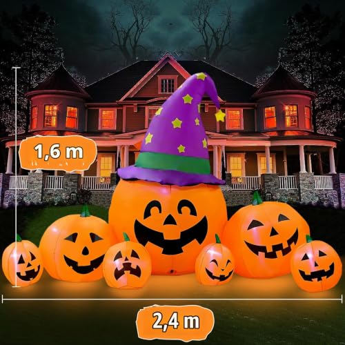 Kalolary Halloween Aufblasbarer Kürbis – Ansicht 5