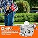 Hipa 753-06288 Carburetor for Troy Bilt TB35EC TB2044XP TB2040XP TB2MB TB430 String Trimmer Murray M25B M2560 MS2550 MS2560 MS9900 Remington RM430