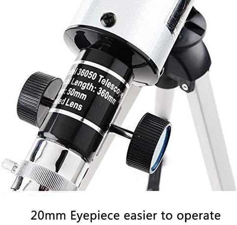 Telescope Portable Monocular Astronomical, 300mm Focal Length 70mm Aperture Refractor 150X Lens with Tripod for Beginners Kids Sky Stars Watching