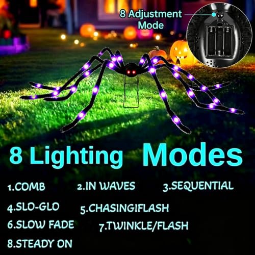 Light-Up Halloween Spiders DROPS TO - image 3