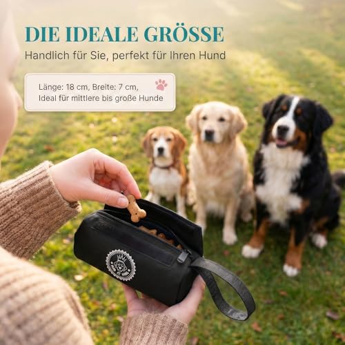 HUND IST KÖNIG Futterdummy für Hunde - Apportierbeutel für Hunde/Futterbeutel Hundetraining klein - Für alle Hunderassen - Perfekt für Dummy Hundetraining + Trainings-eBook, Futterbeutel-Hund
