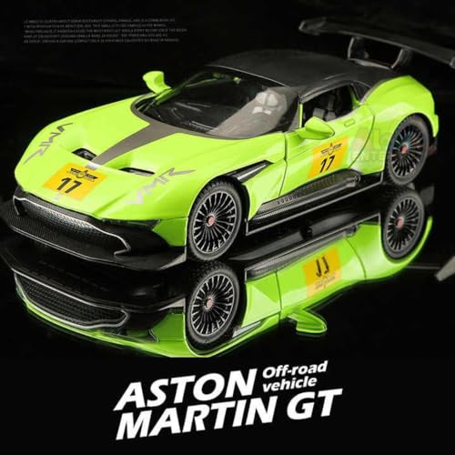 Image of Alokik Enterprise Simulation Alloy Inertial Car Model Children'S Toy 1:22 Aston Marttin Gt Alloy Diecast Model Sound Light Pull Back Collection Kids Toys Gifts?Color As Per Stock?