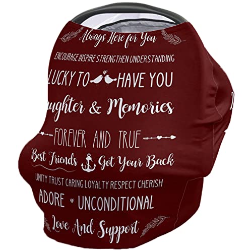 授乳ケープ 人気 ポンチョ 授乳カバー レッド 英語のご挨拶 女の子や誕生日プレゼント 母乳育児スカーフ 360度安心 伸縮性 通気性 授乳服 ベビーカーカバー 出産祝い フリーサイズ ショッピングスカーフ ショール