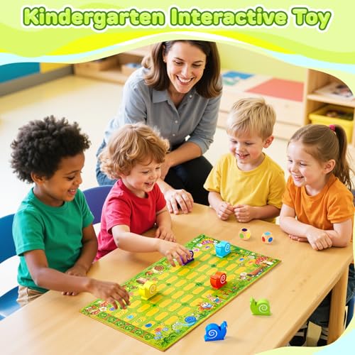 Snail's Pace Race Game para 2-6 jugadores, 3-6 años miniatura 6