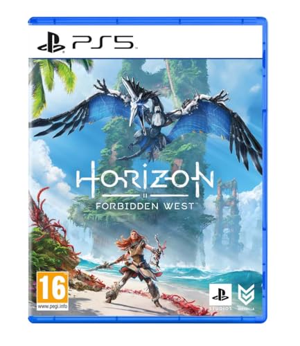 Sony PlayStation 5 Jeux, Horizon Forbidden West PS5, Édition Standard, Version Physique avec CD, Langue : Français, 1 joueur, PEGI 16+