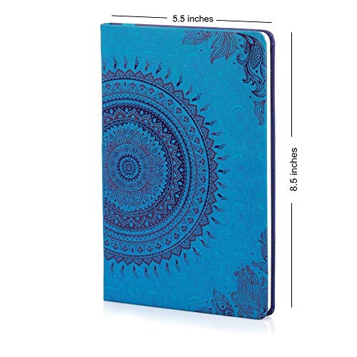 Doodle The Joy Of Writing Motif Ethnic Diary Notebook, Uv - Paper Finish, Hard Cover,Ruled, 200 Pages,Multicolor, (8.5"X 5.5") Inches #TOP1