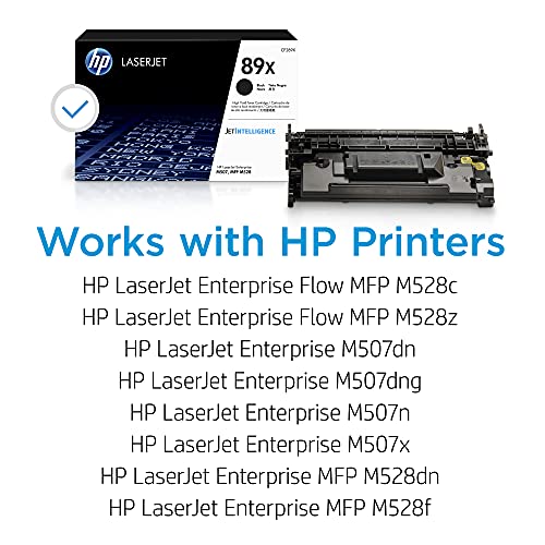 Toner 89X grande capacité noir pour imprimer des rapports sans interruption - 2
