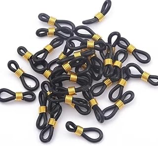 Jowxsx 50 Pcs Black Chick Splay Leg Hobble Chicken Leg Bands, Adjustable Hobbling Chicken Hobble Braces for Spraddle Leg Repair Poultry Care Supplies for Chick Bird Quails Ducks Hatched