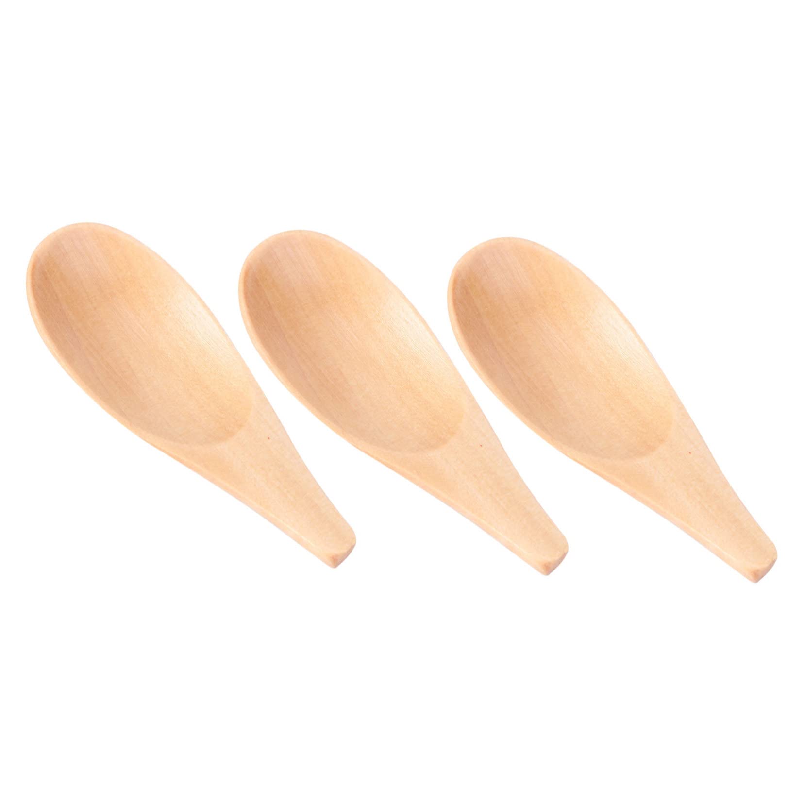 Healifty 3pcs Mini Tea Scoops Short Handle Spoons for Sugar and Condiments Lightweight Teaware Accessories for Home Office and Tea Shops
