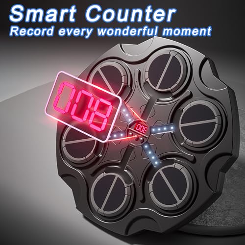 Music-Boxing-Machine-Wall-Mounted-Smart-Scoring-Target-with-GlovesPassionate-Music-Cool-Lights3-Speed-AdjustmentSport-Toys-for-Adults-Boys-Girls Music Boxing Machine Wall Mounted Smart Scoring Target with GlovesPassionate Music Cool Lights3 Speed AdjustmentSport Toys for Adults Boys Girls