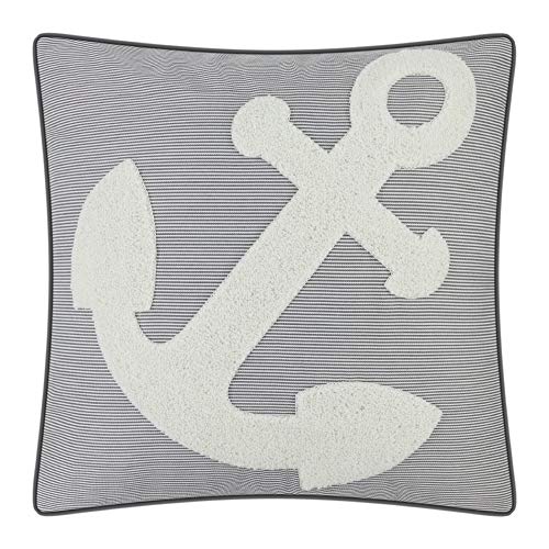 OiseauVoler Decorative Anchor Throw Pillow Covers Nautical Them Pillowcases Rustic Cushion Covers Home Bed Living Room Decor 16 x 16 Inch