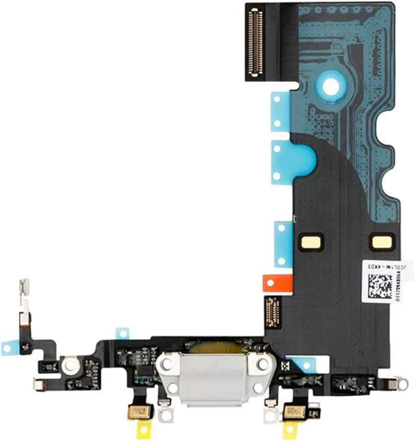 MMOBIEL Dock Connector Compatible with iPhone 8 Series - Charging Port Flex Cable - Headphone Port/Microphone/Antenna Replacement - Incl. Screwdrivers - White