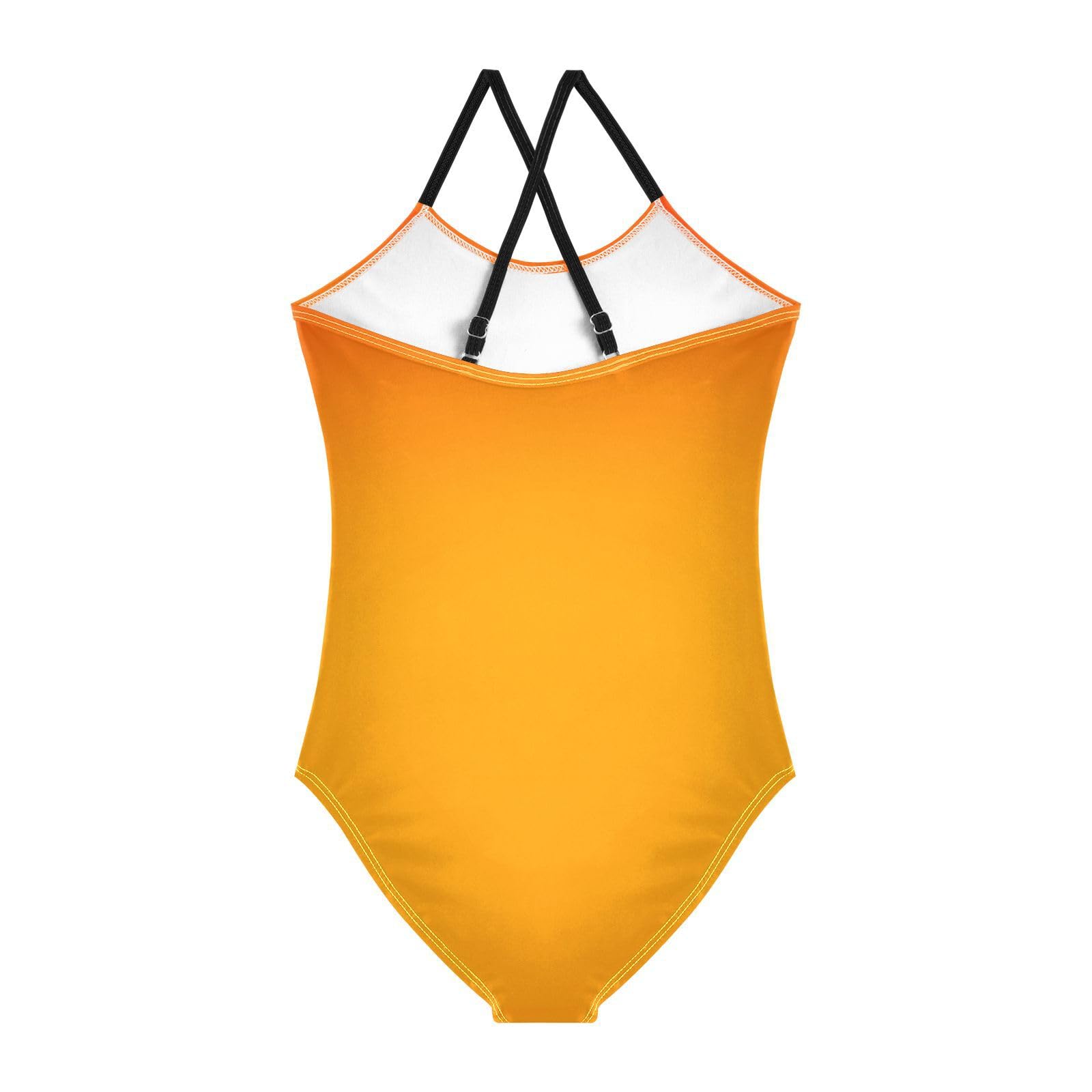 Orange Toddler Swimsuit Girl Toddler Bathing Suit Girl Swim Suits for Girls Beach Girls' Swimwear 4T