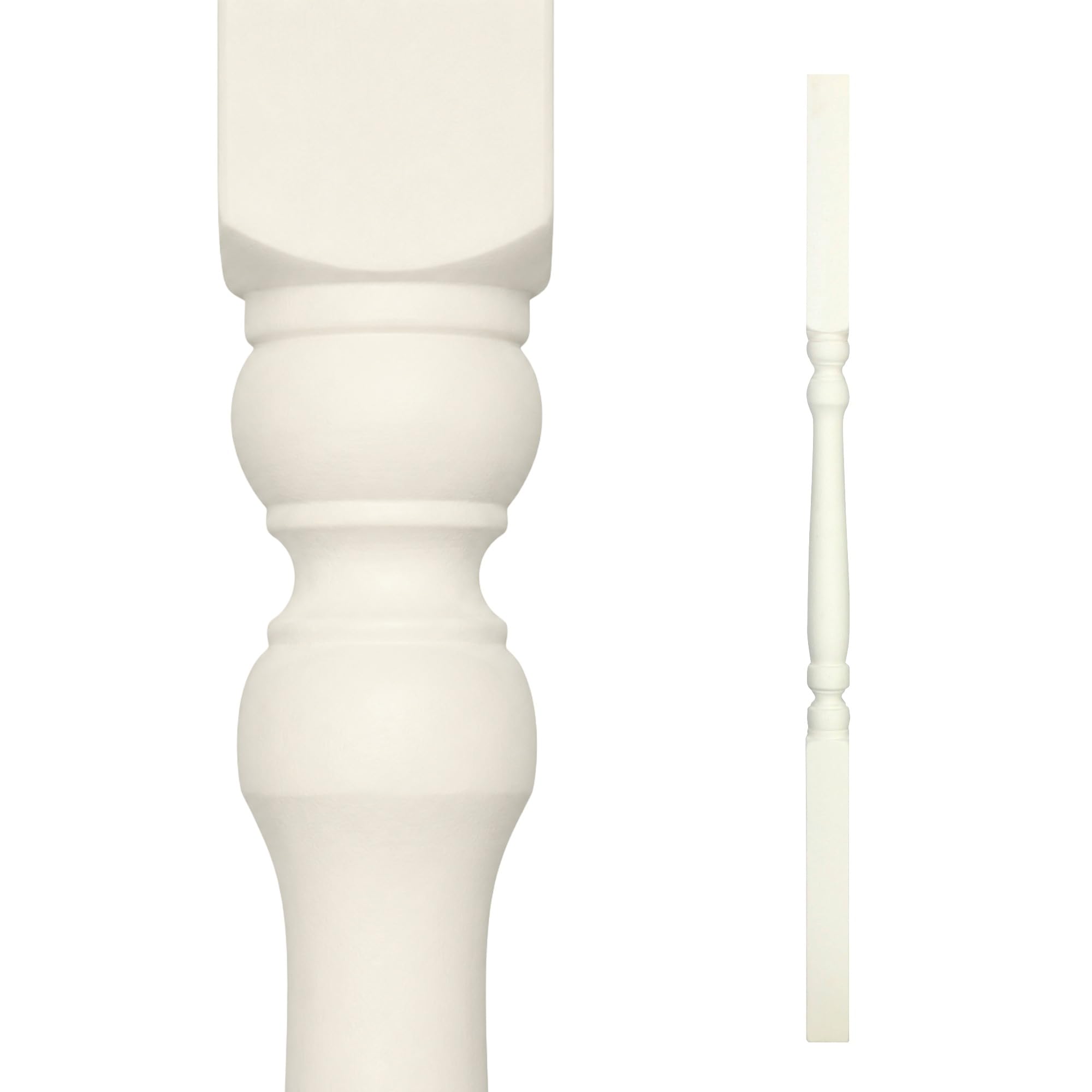Colonial Stair Spindle 41mm White Primed Hardwood 900mm Pack of 10 Stair Balusters