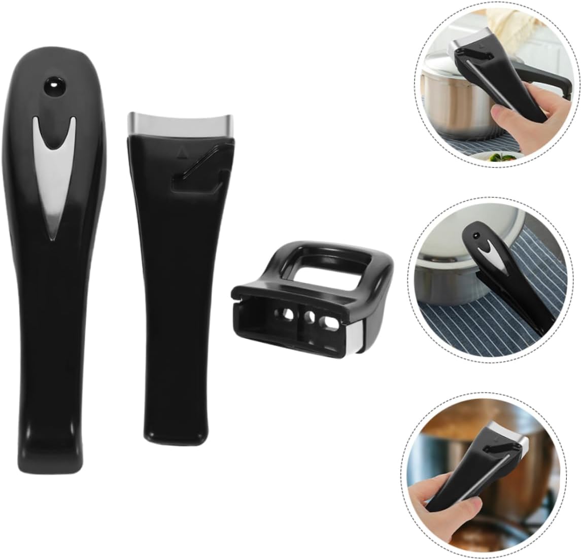 1Set Replacement Pressure Cooker Handle Ergonomic Comfortable Nonslip Grip for Easy Use Compatible with Pressure Cookers Compact Design for Convenient