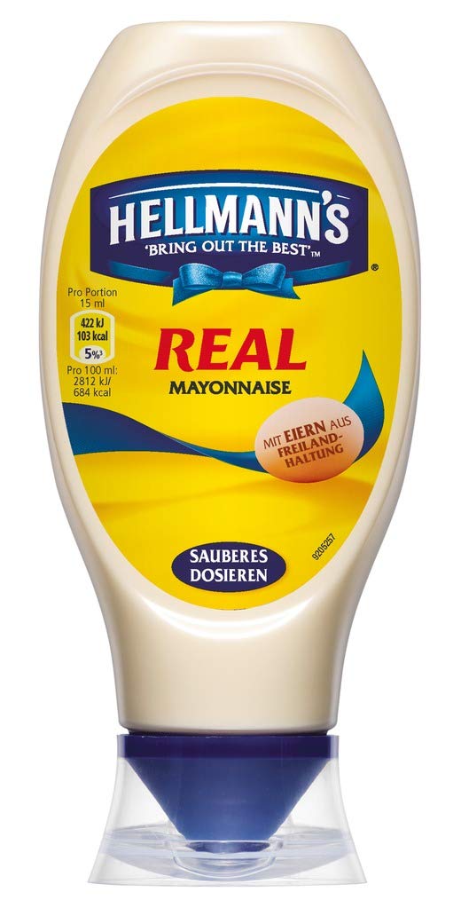 Hellmann's Real Mayonnaise 430ml (Pack of 6)