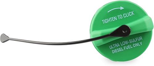 Tapa de gasolina verde de repuesto 52013994AB compatible con Dodge Jeep Ram Diesel - Ram 2500 2011-2012, Ram 3500 4500 5500 2011-2022, Dodge Ram