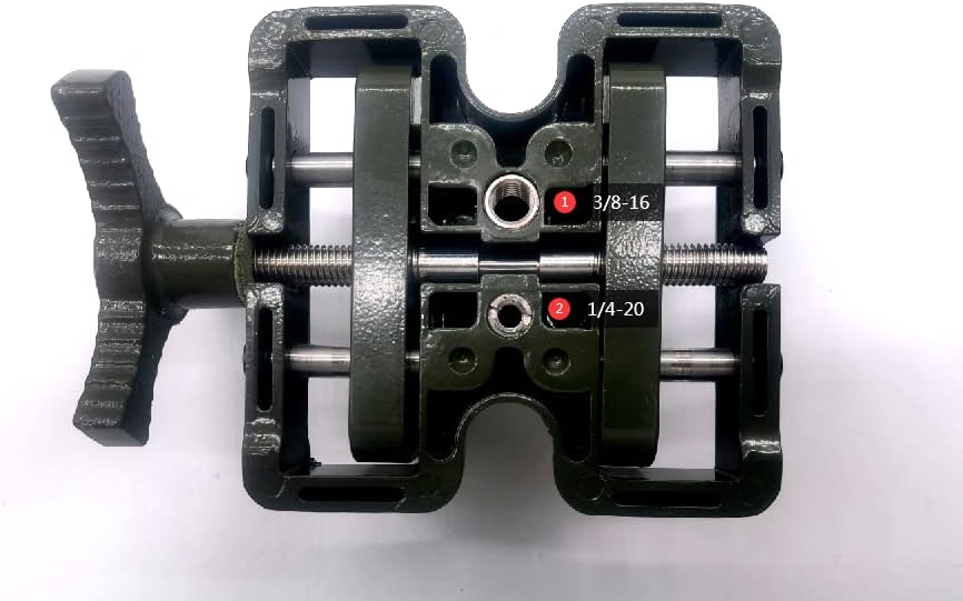 Miniatura 4 de Sillín de disparo de la silla de montar, cuna, abrazadera resto para trípode primos Stick Rifle Clamp Rifle Carriage