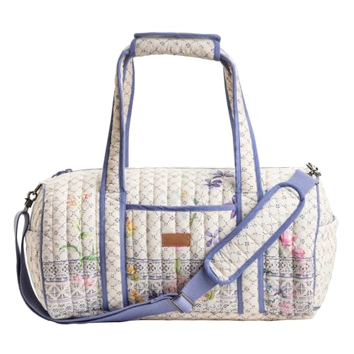 Maison d'Hermine Travel Duffle bag Cotton Quilted bag Overnight Luggage Weekender Business Travellers Family Trip - Faience