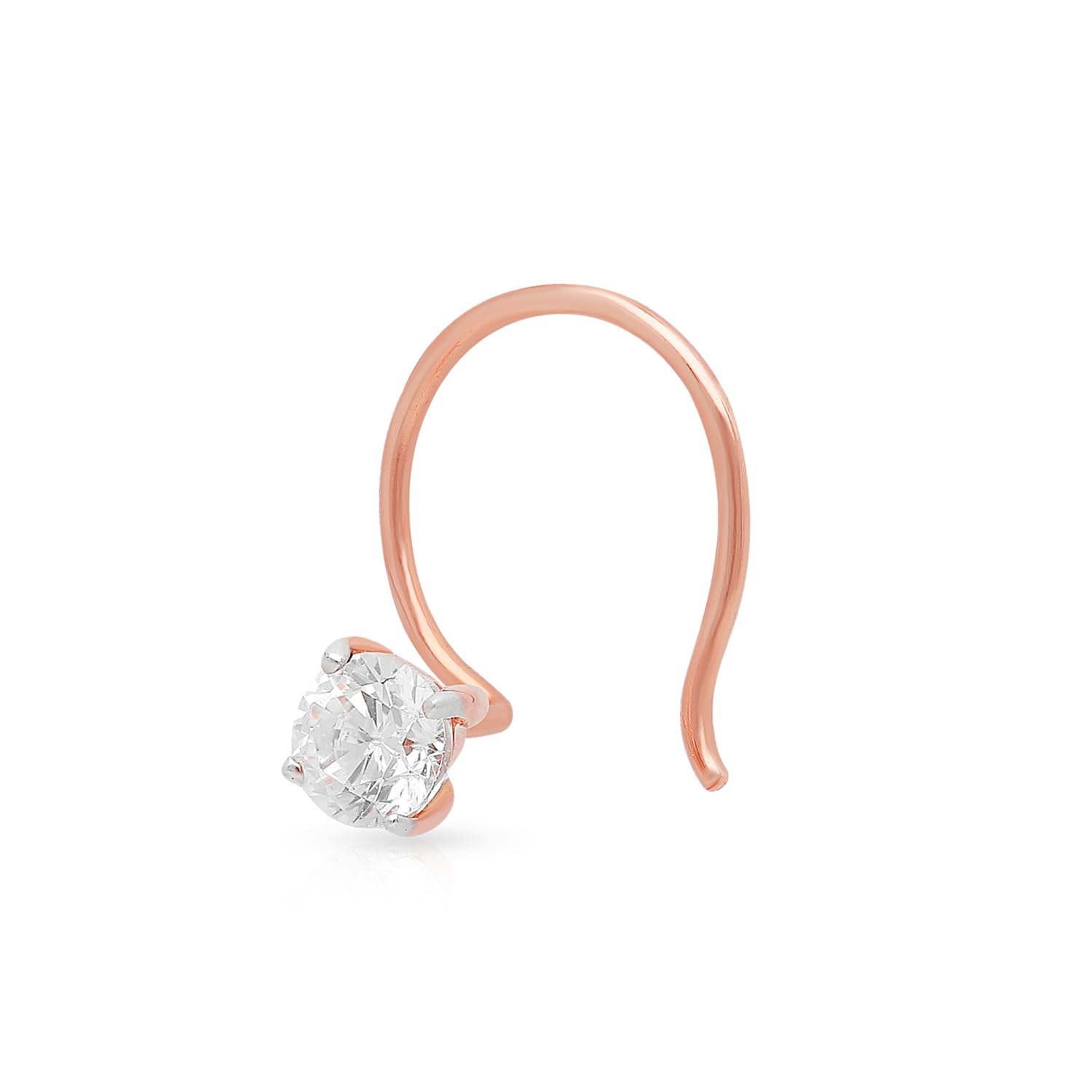 Malabar Gold & Diamonds Rose Gold Nose Pin for Women 18 k | 18k BIS Hallmark (750) Nose Stud for Women and Girls with Piercing (B0CKHKJ26S) Amazon Price History, Amazon Price Tracker