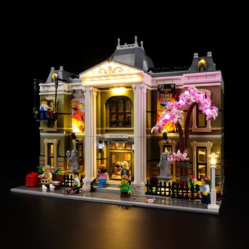 Kyglaring LED Light Kit for Lego Natural History Museum Building Blocks Set, Compatible with Lego 10326, Ages 14+ - Thumbnail 7