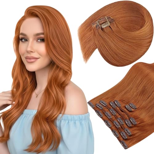Sunny Hair Clip in Hair Extensions Real Human Hair 120g