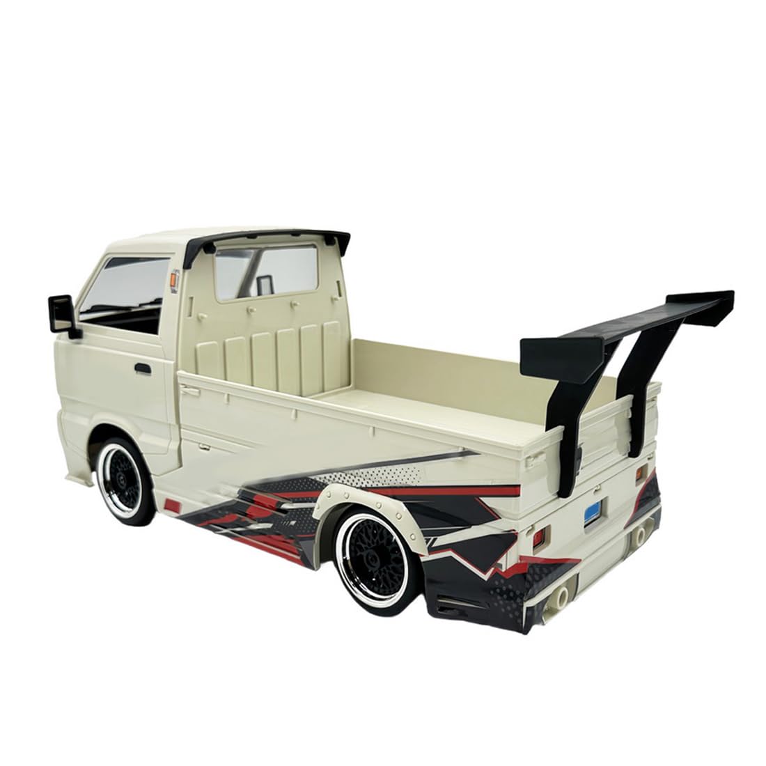 D-14S Niski profil RC samochód driftowy 1/10 skali, 2,4 g szybki samochód wyścigowy z naklejkami UV i silnikiem bezszczotkowym dla nastolatków i dorosłych - RTR
