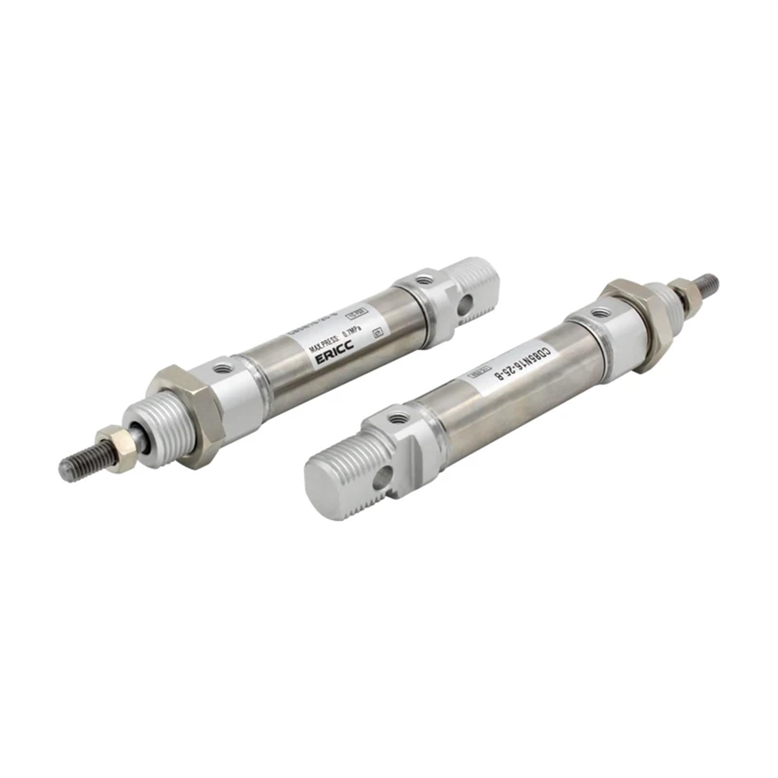 Cilindro de Aire Serie C85 Estándar Doble Efecto Varilla Simple Diámetro 12 mm C85N12 CD85N12 Carrera 10-300 mm Mini Cilindro (Color : 50mm Stroke, Size : C85N12)