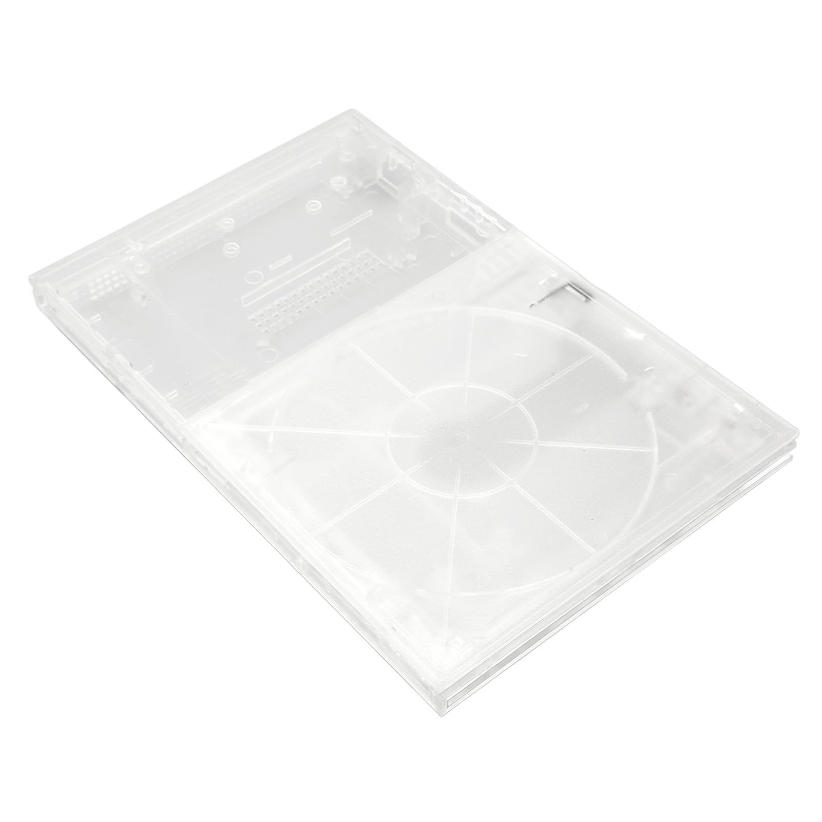 Carcasa transparente para PS Slim, funda de reemplazo ligera y duradera para consola de videojuegos retro, kit completo de carcasa transparente para PS Slim (para 7XXXX)