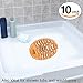 Urinal Screens Deodorizer (10 Pack) – Splash Guard Urinal Cakes, Odor Neutralizer for Public Restrooms, Eva Wave 2.0 (Orange)