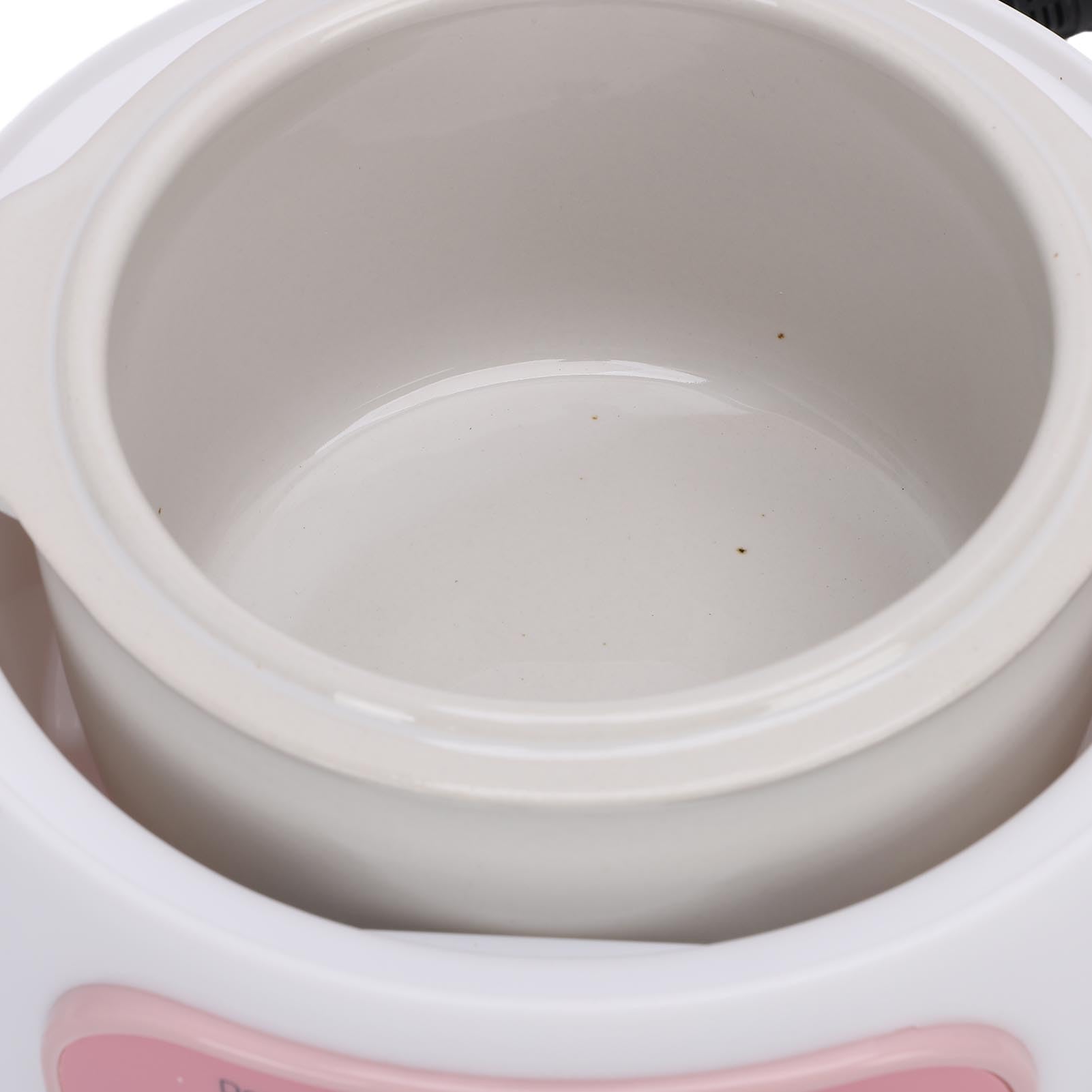 Olla de Sopa Eléctrica con Protección Inteligente contra Quemaduras en Seco, Minicocina Compacta para Preparar Comidas Fácilmente, 200W (Enchufe de la UE 220V)