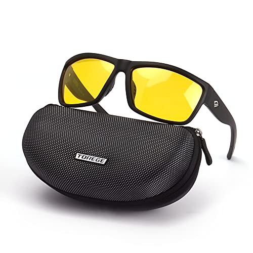 Image of TOREGE Polarized Sports Sunglasses for Men and Women Cycling Running Golf Fishing Sunglasses TR26